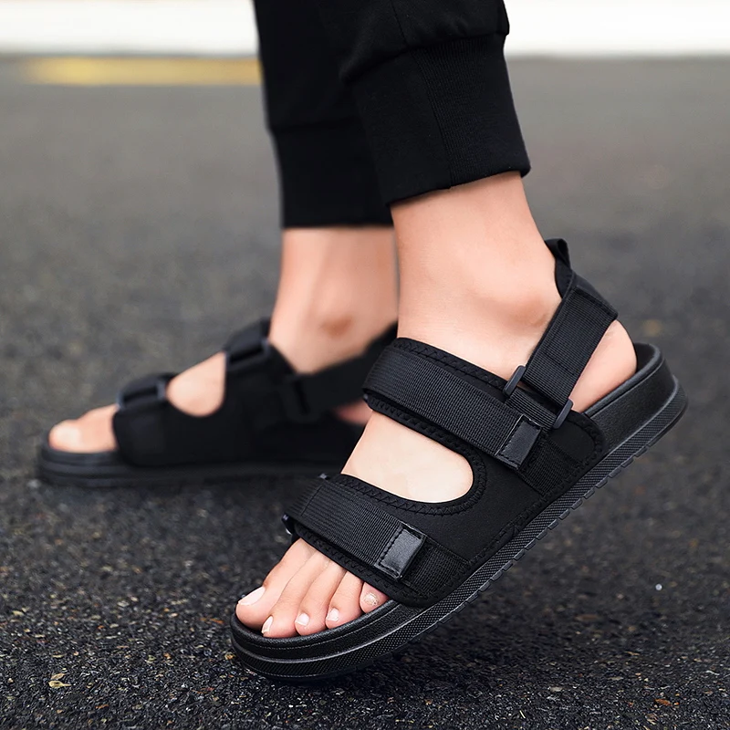 Men's Sandals Soft comfortable non-slip men's shoes high-quality woven beach sandals men's gladiator sandals summer casual flats