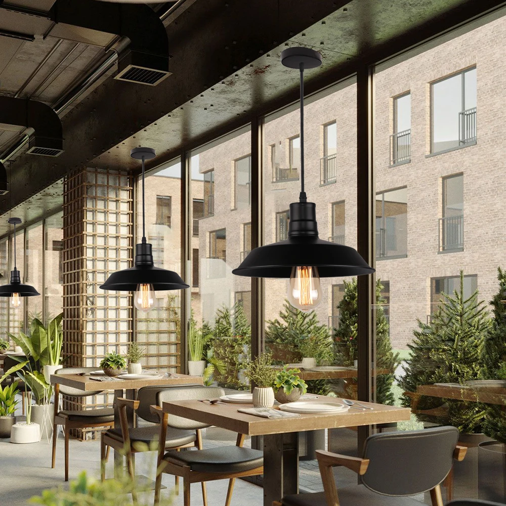 Винтажная подвесная ретро люстра E27 в стиле лофт подвесные светильники