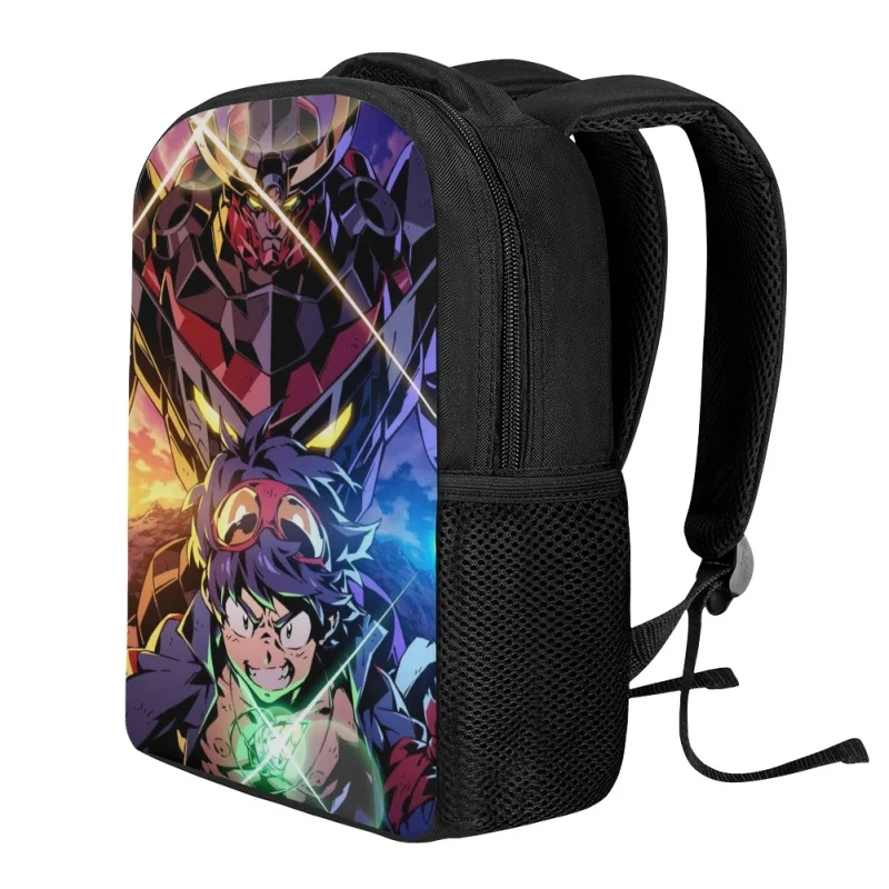 Twoheartsgirl Gurren Lagann Cartoon Kids School Bags Children Boys Girls Backpacks Pencil Case Set Kindergarten Baby Bookbags