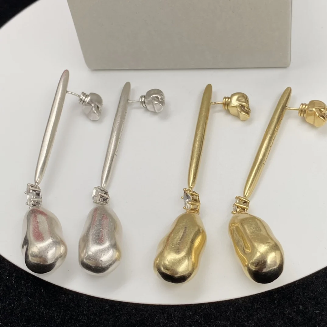 

Geometrically anisotropic water drop earrings for women 2023 fashion jewelry zircon earbob for women free shipping items gift