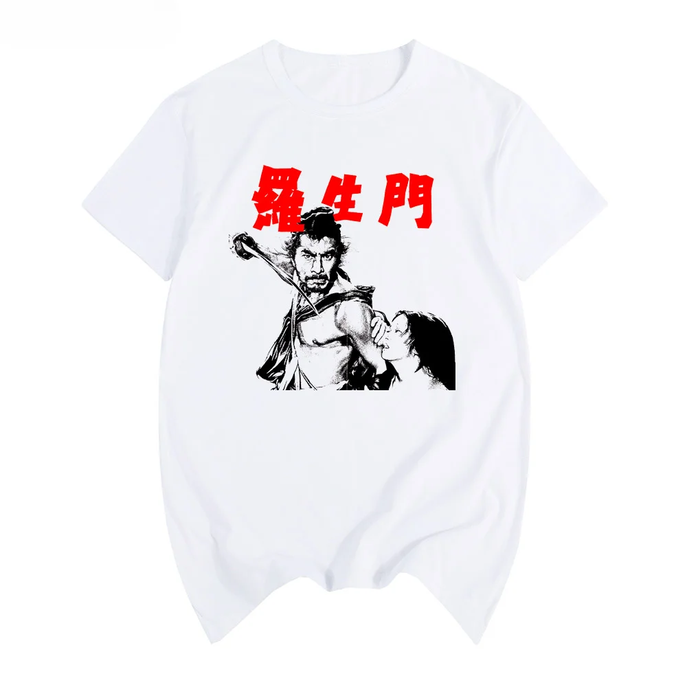 Rashomon футболка с коротким рукавом Хлопковая мужская новая женская модная унисекс