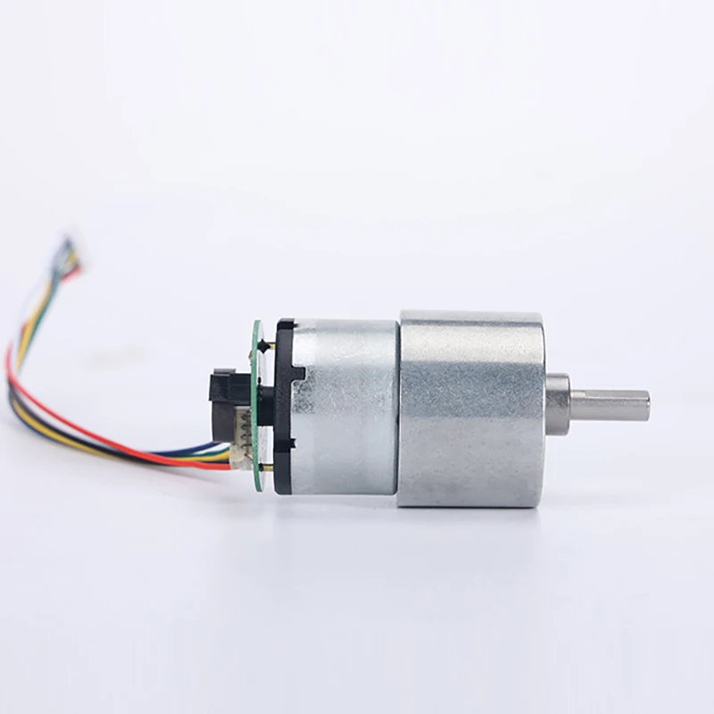 

JGB37-520 DC 6V/12V/24V High Torque Gear Motor with A High-precision Magnetic Encoder and Equipped with A Hall Encoder
