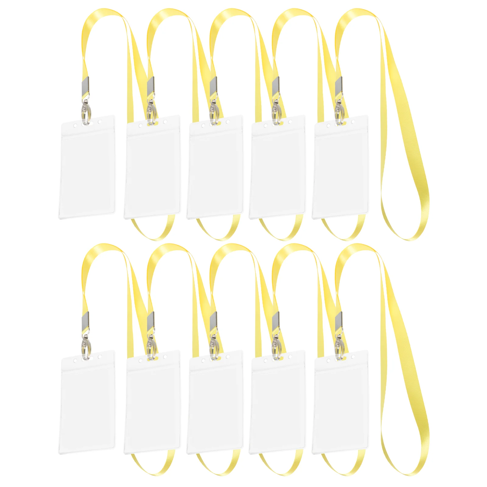

10 Sets Work Card Cards Cover I'd Badge Holder Nurse Entrance Id Name Hanger Sleeve