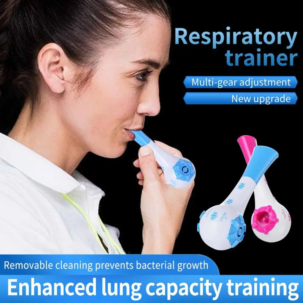 Дыхательный тренажер для фитнеса ручной улучшение силы и выносливости