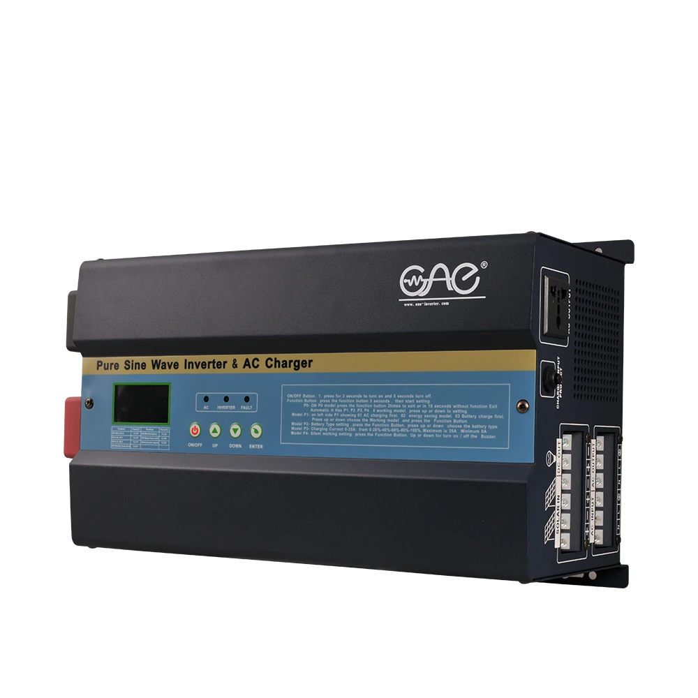 

dc ac 1500w pure sine wave single phase 50hz to 60hz inverter lithuim hybrid mppt solar inverter