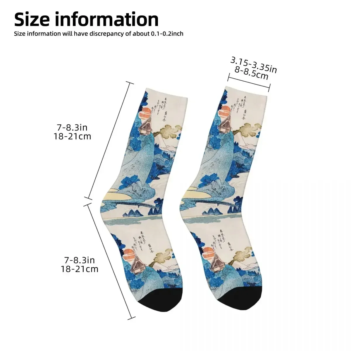 Fuji No Yukei от Utagawa Kuniyoshi носки Harajuku высококачественные чулки всесезонные длинные