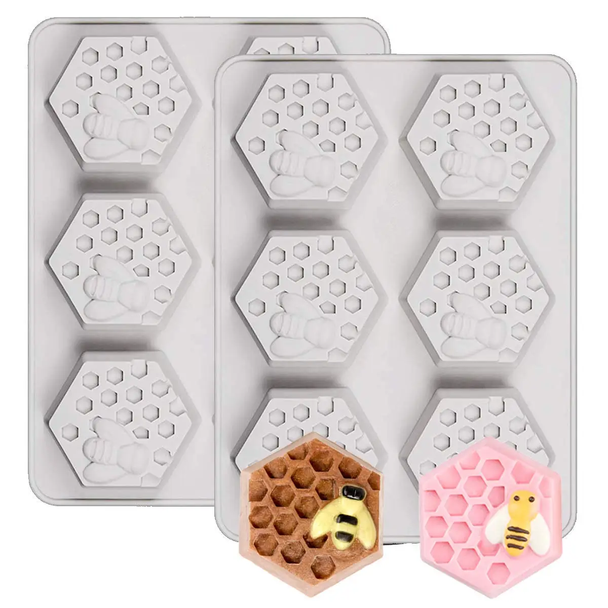 

Пчела соты мыло формы 3D шестиугольный сотовый торт формы улей десерт сковорода конфеты шоколадные формы печенье формы для выпечки