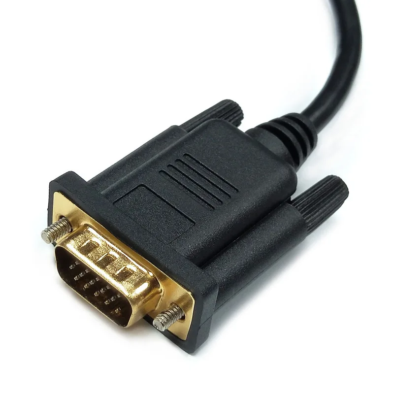 Фото Кабель DisplayPort-VGA, переходник DP (мужской) на VGA (мужской) для подключения монитора. №4