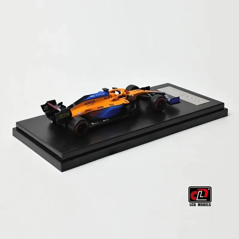 Фото ЖК-дисплей 1:64 MCL35 F1 #   Набор из 3 коллекционных металлических моделей машинок из сплава, литых под давлением, подарок на Рождество для мальчика №2