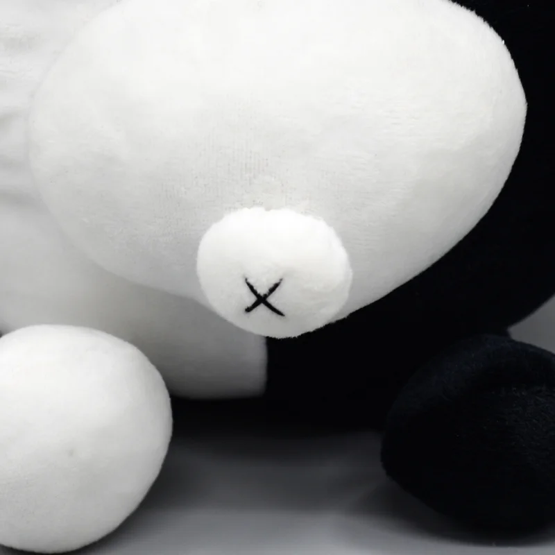 Чёрно-белая медвежонок мягкая заполненная плюшевая игрушка Super Danganronpa Dangan Ronpa 2 Monokuma Dark Wind Аниме Игра Кукла Подарок для детей.