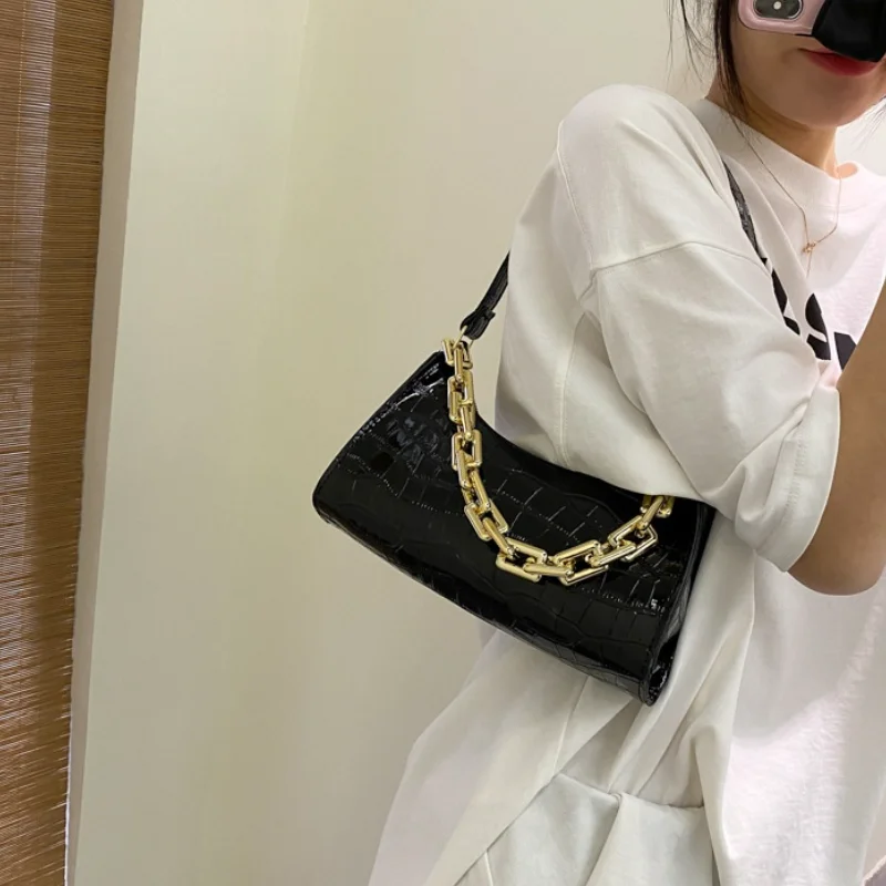 

Модная Изысканная сумка для покупок, повседневные женские сумки-тоуты в стиле ретро, сумки на плечо, женская кожаная однотонная сумка на цеп...