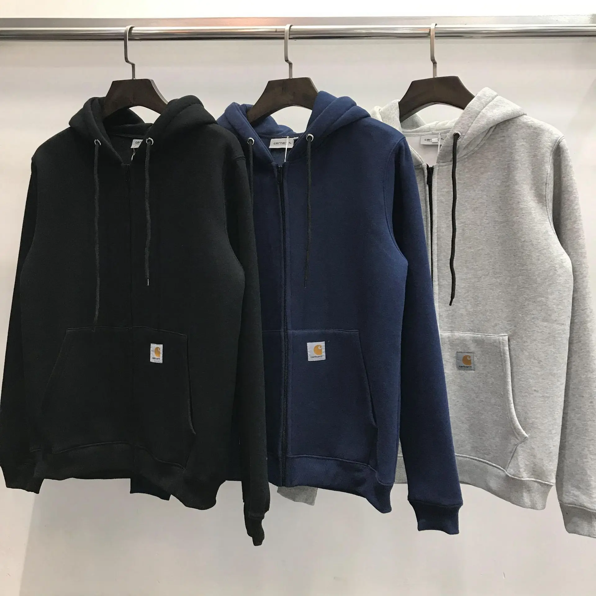 

Fall/winter new Carhartt Kahatra chain cardigan plus fleece sweatshirt classic loose men's chunky coat tide
