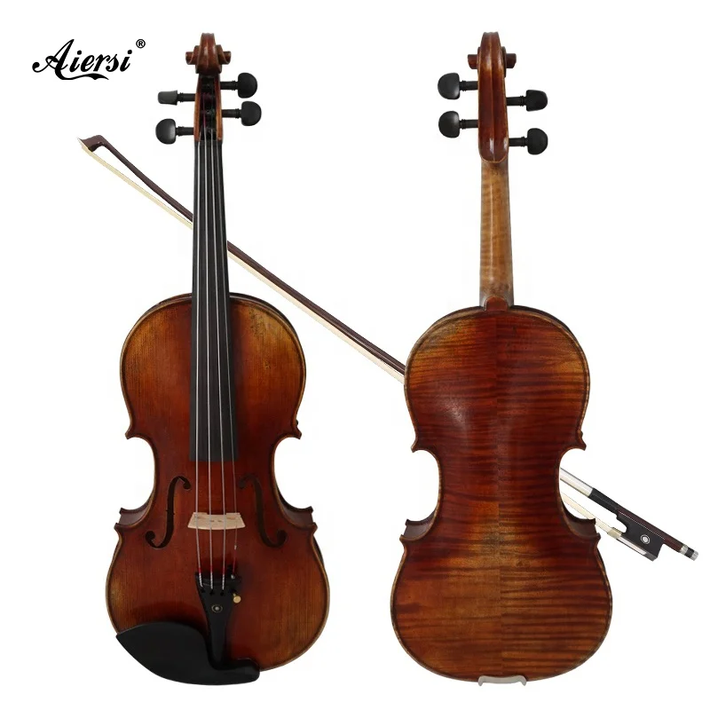 Бренд Aiersi реплика 1732 guarneri del gesu скрипка с пушкой студенческая HVA08B