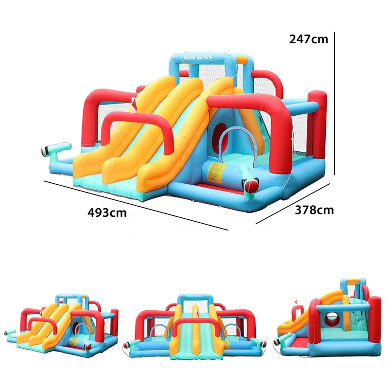 Лидер продаж надувной домик для прыжков замок унисекс горка дома и улицы детский
