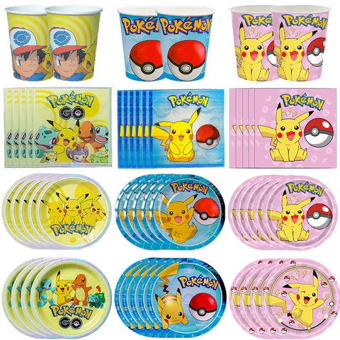 Пикачу подарочная бумажная посуда TAKARA TOMY