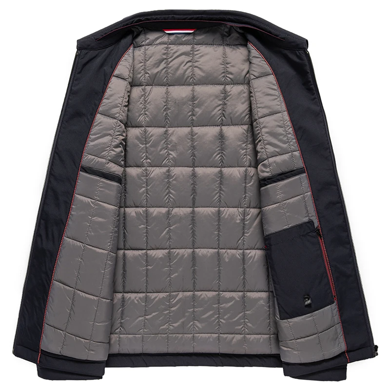 Turn Down Collar 2022 New Cotton Dress for Men Warm Autumn/Winter Coat Jackets for Men, M-4XL