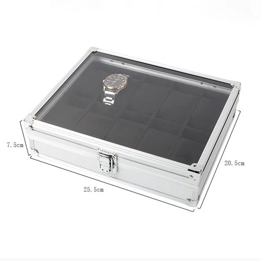 Watch Display Box Watch Box Men Jewelry Display Case Men's Watch Box Aluminum Case Watch Case Box