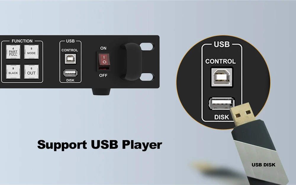 Видеопроцессор VS300 видеопроцессор с картой управления Nova MSD600 USB вход как VX400 для