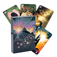 healing light lenormand oracle cards english version fun deck table divination fate board games playing lenormand series kids to