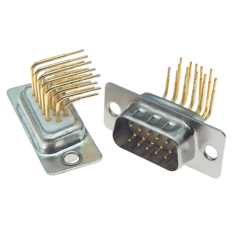 1 шт. DB15 монтажный разъем для печатной платы гнездо/штырь D-Sub 15-контактный RS232 с