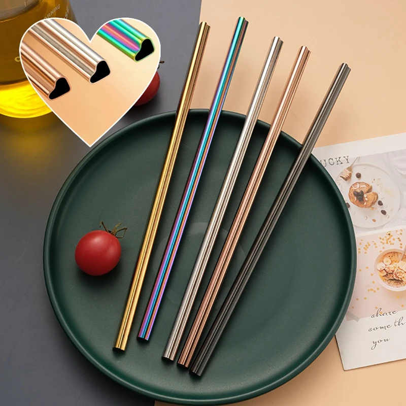 Питьевая соломка многоразовая 304 из нержавеющей стали разноцветная креативная