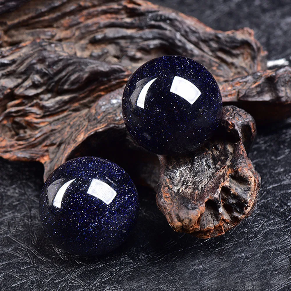 

50-55mm Blue Sandstone Ball Crystal Sphere Mineral Rock Reiki Chakra Healing Stone For Home Decoration