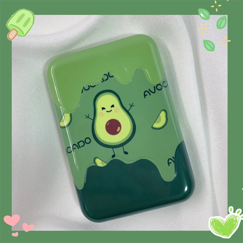 

Cream Kiwifruit Suitable For Apple Iphone Magsafe External Battery Protection Case Magnetic Absorption Cute Cartoon Fashion