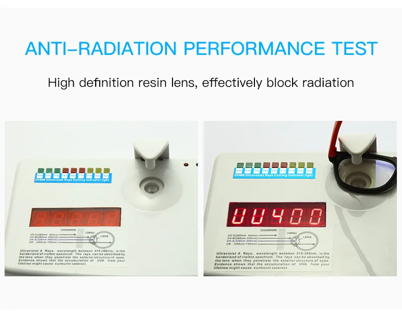 Очки Warblade квадратные голубые с защитой от света очки для мальчиков и девочек