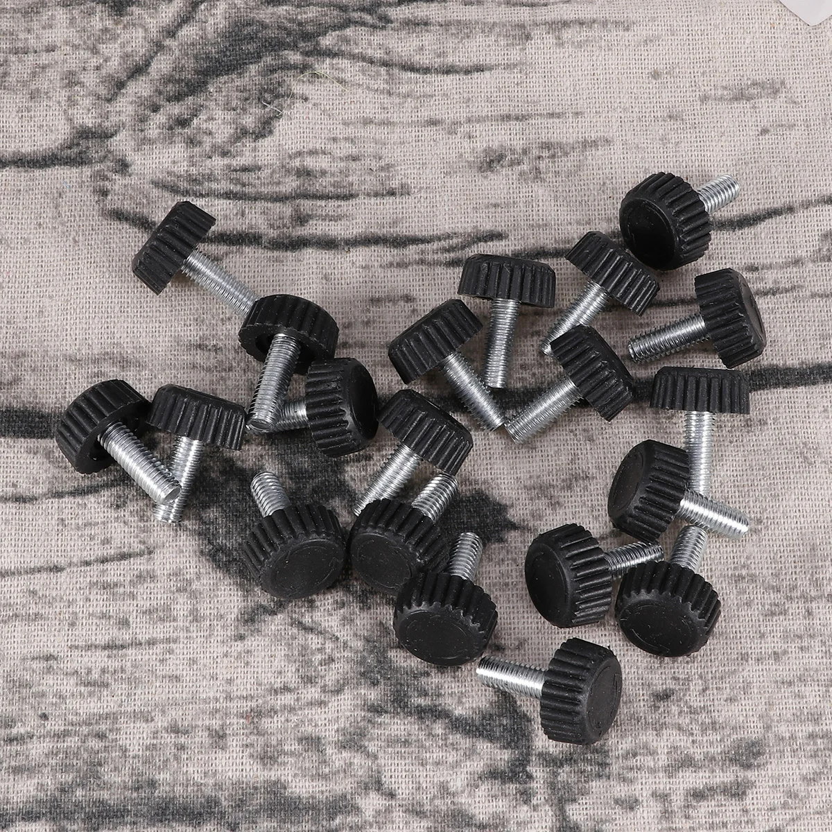 

20PCS Furniture Accessories Adjustment Foot Plastic Adjustable Feet Black