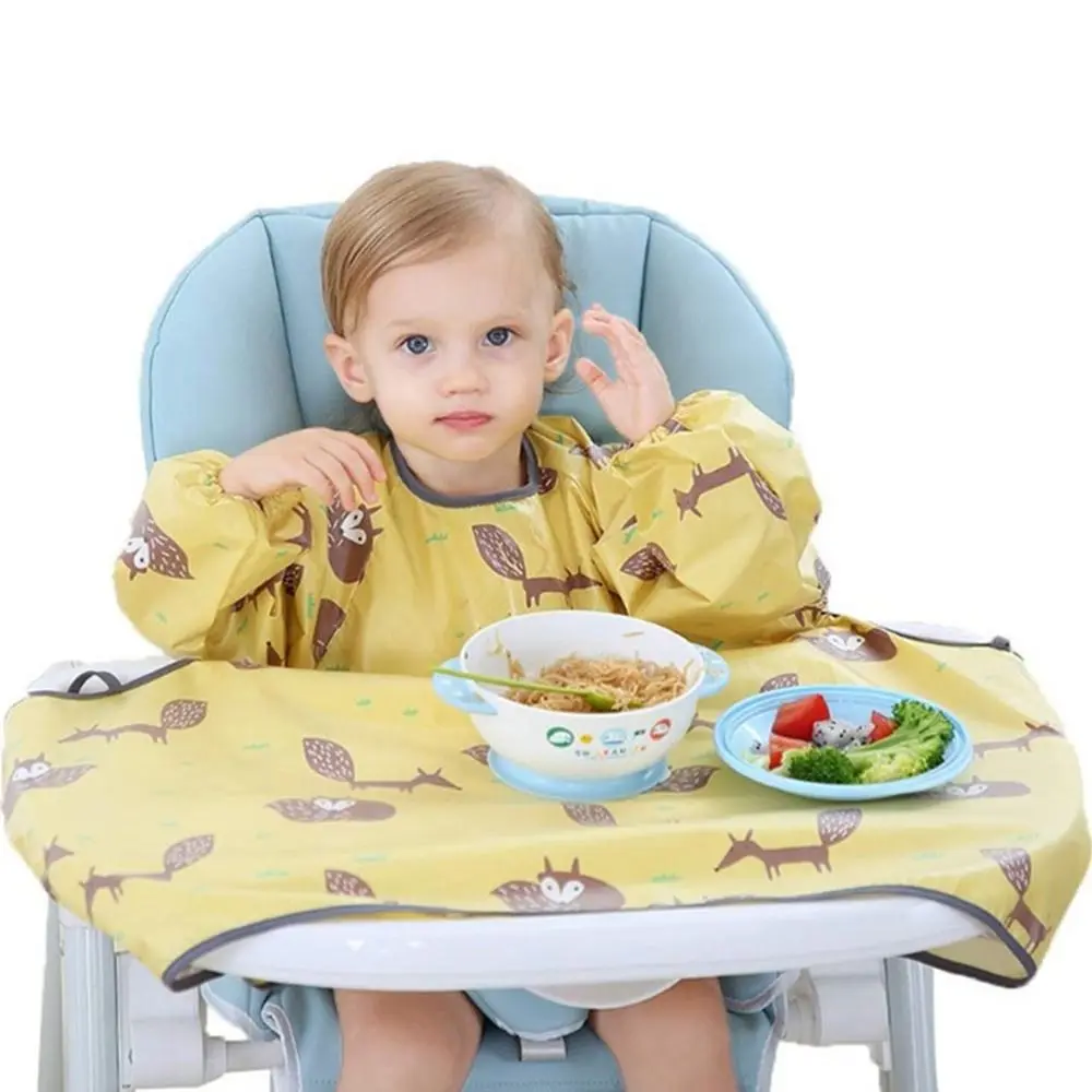 

Baby Feeding Supplies With Table Cloth Cover Saliva Towel Burp Apron Baby Coverall Baby Eating Artifact Baby Stuff Baby Bib