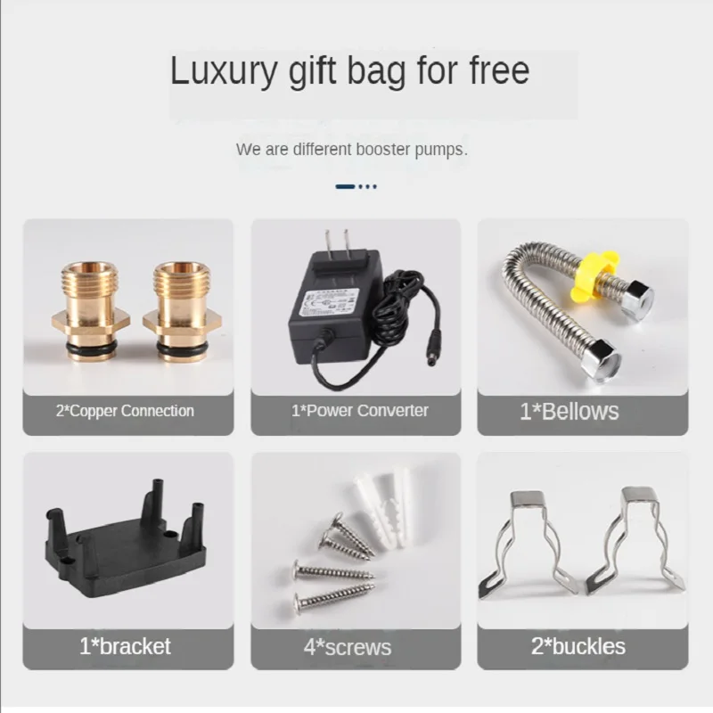 Портативный водяной насос с усилением давления 24 В |