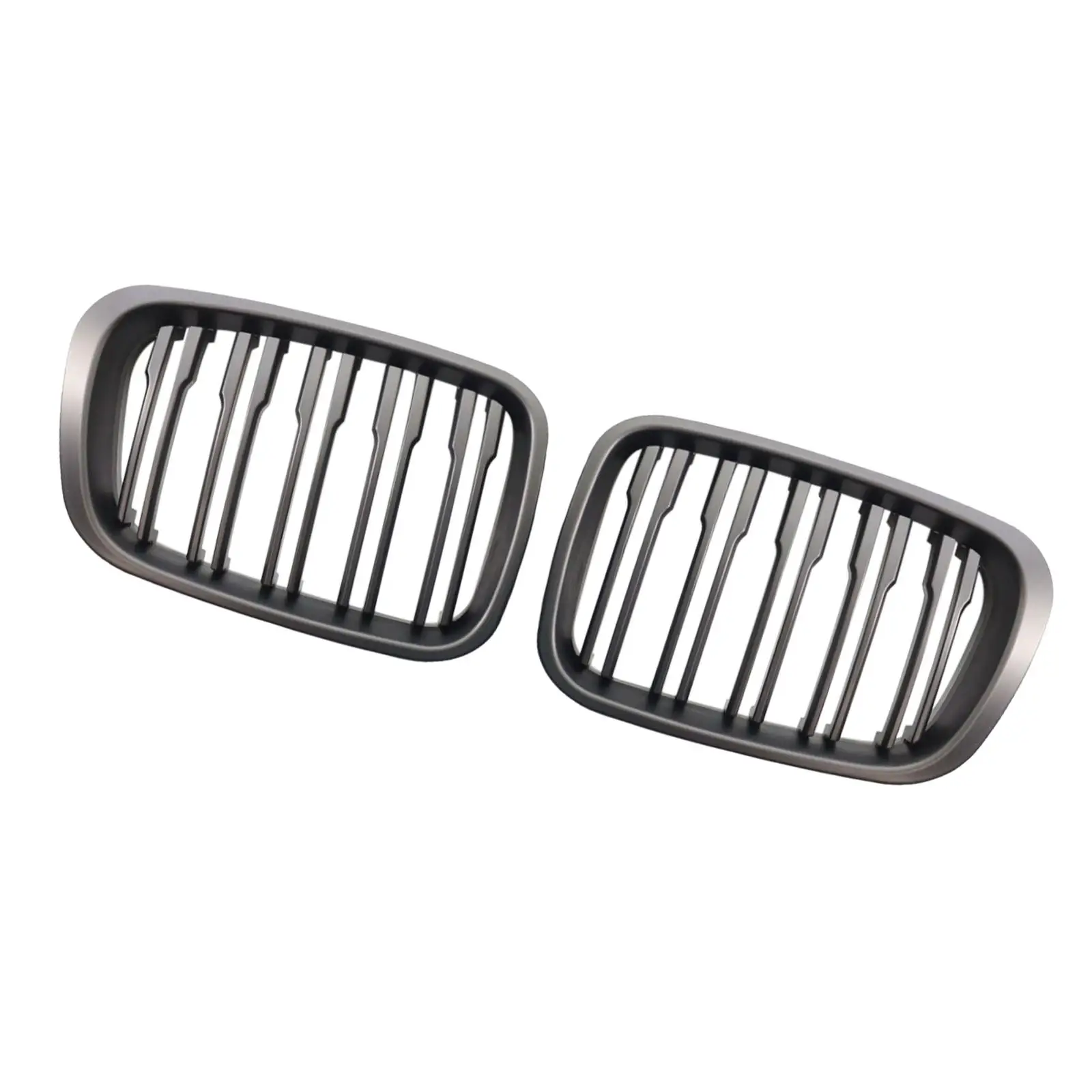 

1 Pair Car Front Kidney Grille Grill Accessories Parts Bumper Grille Fit for BMW E46