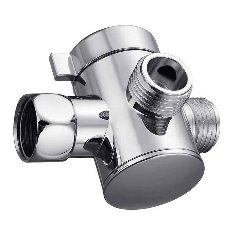 

Bathroom Tee Socket Water Separator with Socket Adapter 9-level Electroplating