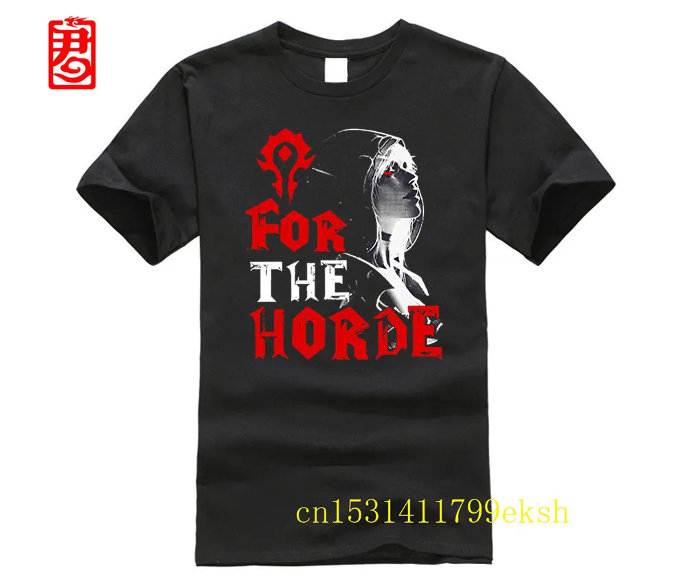 2019 Топ дизайнерская футболка, черная брендовая футболка, футболка с принтом World Of Warcraft God Save The Queen Сильвана, Windrunner