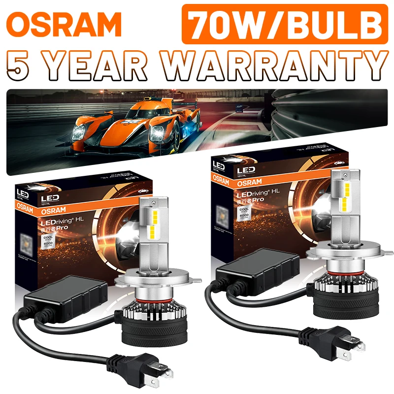 

Светодиодные Лампы OSRAM YXZ Pro Высокой Мощности Для Фар, 6000K, 70W, H7, H4, 9005, 9006, HB4, HB3, H11, H8, 9012, HIR2
