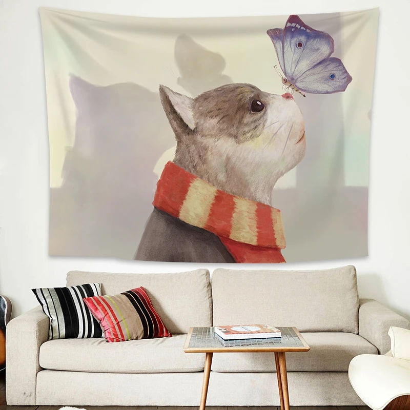 

Tapestry Hanging Bedroom Bedside Background Cloth Bedroom Sofa Tapestry Home Decor