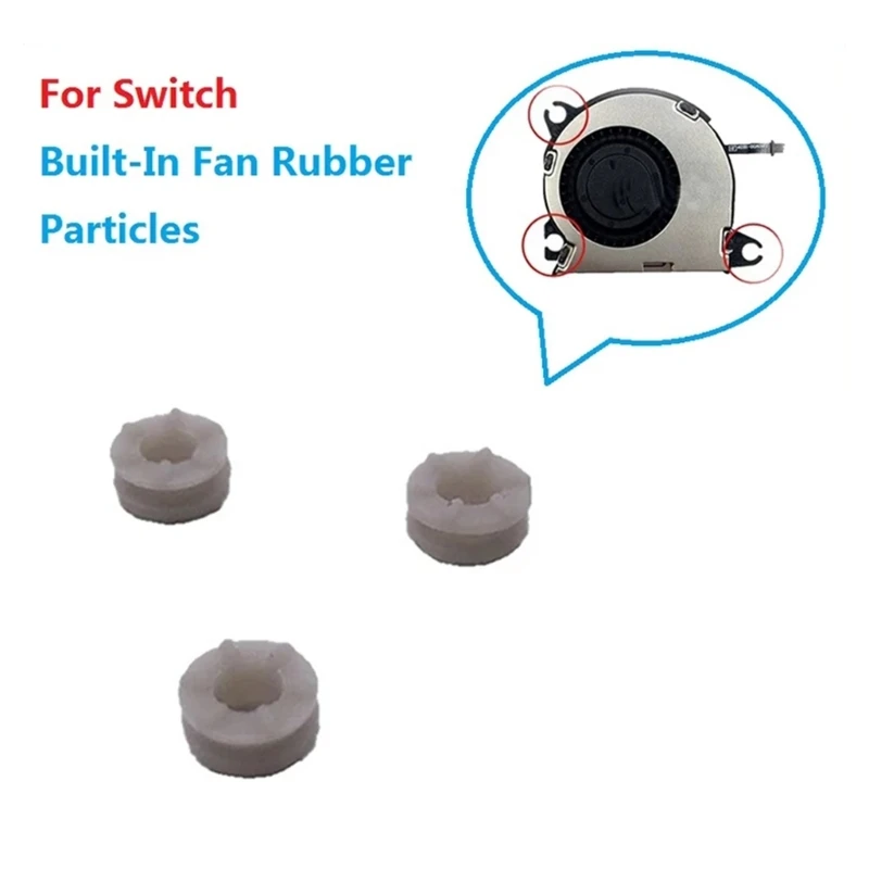 

3-Piece/set Upgraded Buffer Rubber Easy Replacment Built-in Fan Rubber Quality Silicone Made Suitable for Switch 896C