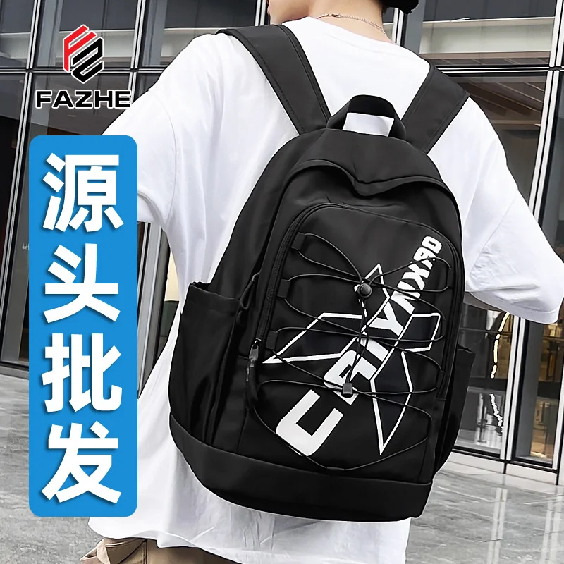 

2024 New Fashion Backpack for Men and Women Campus Couples Waterproof Large Capacity Computer Student backpack
