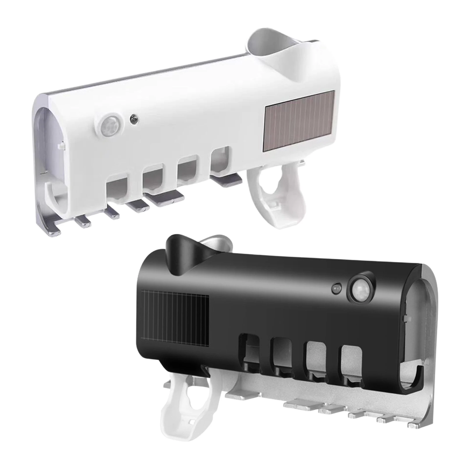 

Toothbrush Holder Toothbrush Stand For Bathroom Toothbrush UV Light Stand Auto Sensing Toothpaste Dispenser Rechargeable Design