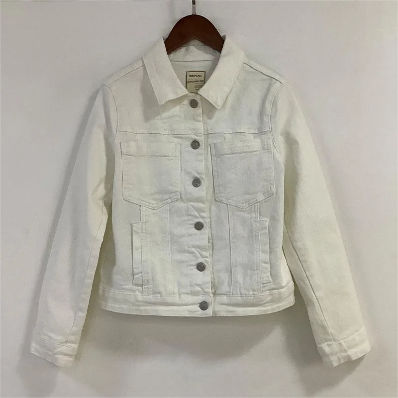 Zadig осенние куртки женские повседневные белые уличные джинсовые зимние