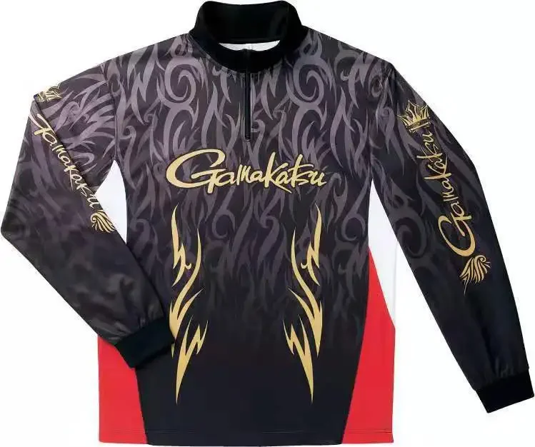 

2024 Breathable Fishing Shirts Sport Outdoor Long Sleeve Fishing Clothing Profesional Quick Dry Sun Anti-UV Hiking Clothes