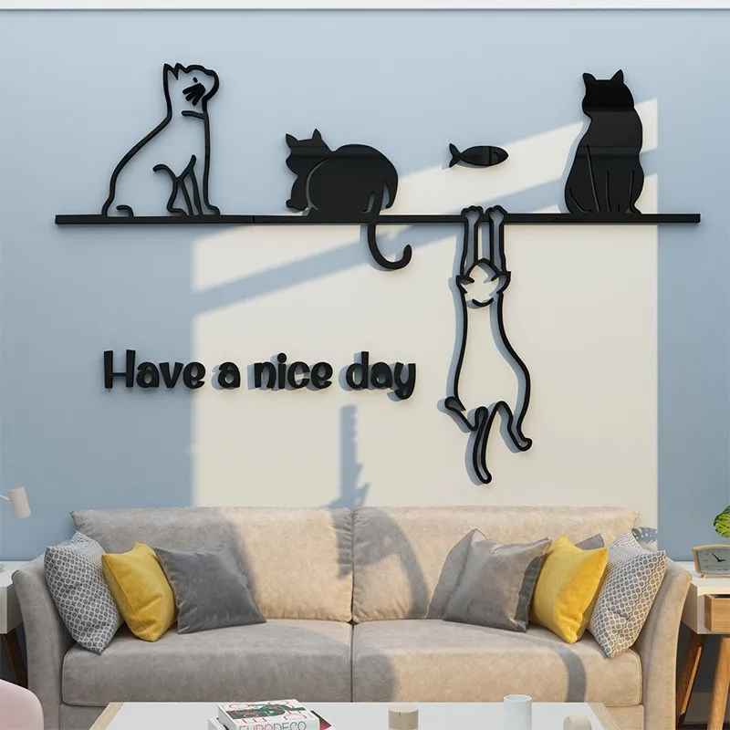 

Face Painting for TV Background, Creative Wall Decorations, Upper Embellished Living Room, Self-Pasting Pendant, New, 2023