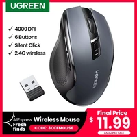 %e3%80%90new in sale%e3%80%91u g reen mouse wireless ergonomic mouse 4000 dpi silent 6 buttons for macbook tablet laptop mice quiet 2 4g mouse