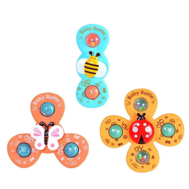 

Suction Cup Spinner Toys 3PCS Children Animal Finger Toys With Suction Cup Sensory Finger Toys For Dining Table Cute Toys For