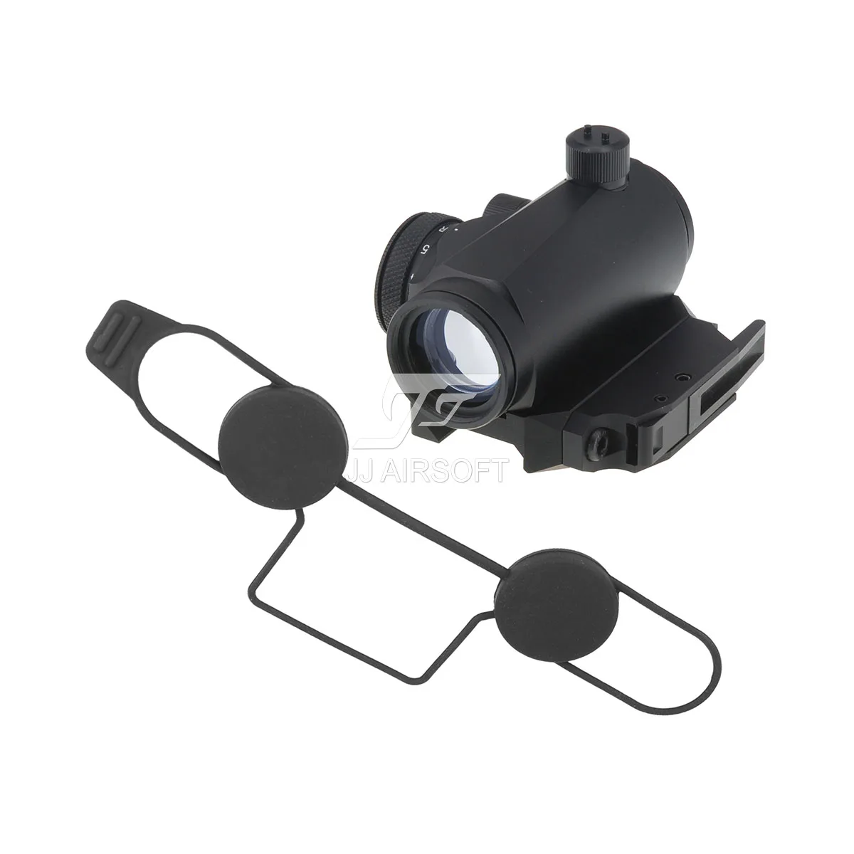 

JJ Airsoft Micro 1x24 Red Dot с BOBRO Style QD Low Mount (черный/коричневый)