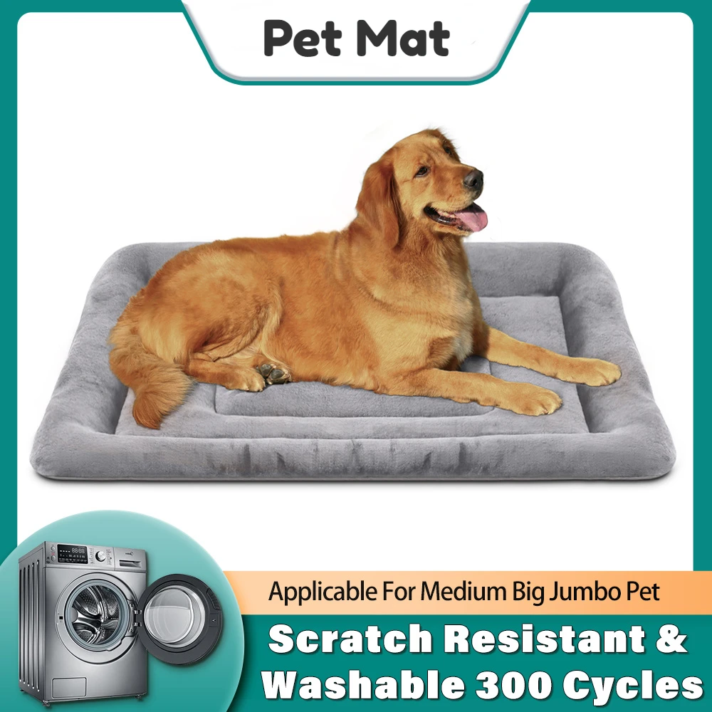 

Dog Pet Bed Soft Puppy Sleeping Mat Big Cushion Mattress Non Slip Kennel Pad for Small Medium Large Dogs Cats Cooling Dog Pad