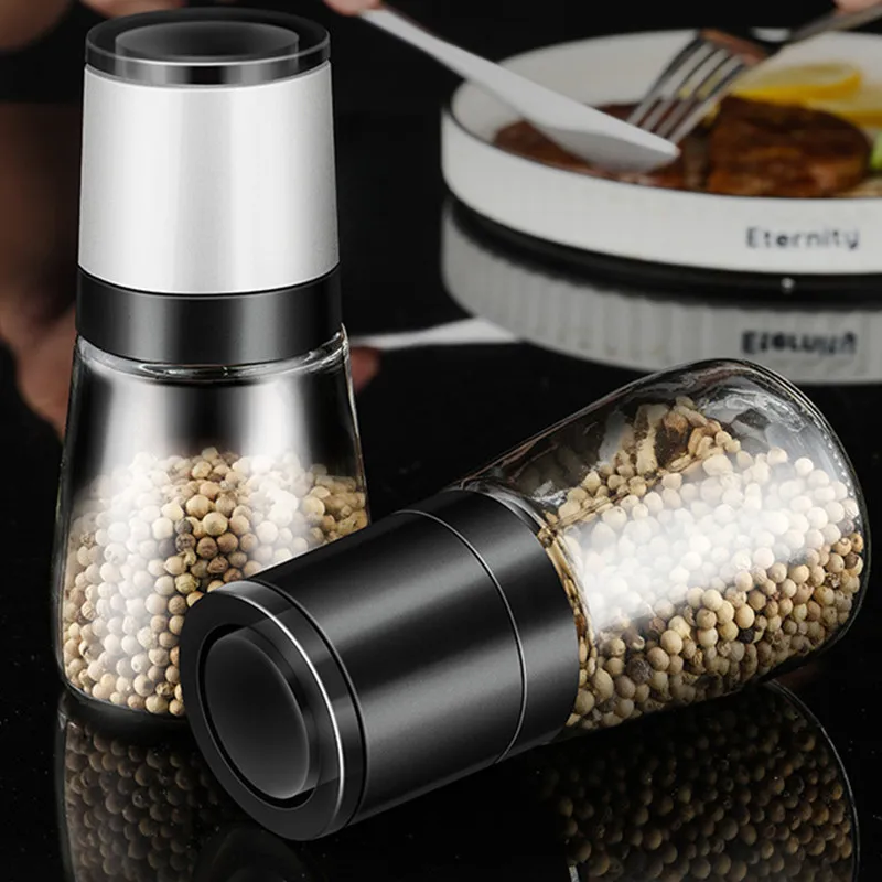 

Pepper Grinder Manual Pepper Seasoning Bottle Sesame Cumin Grinder Mortar and Pestle Salt and Pepper Shakers Kitchen Supplies