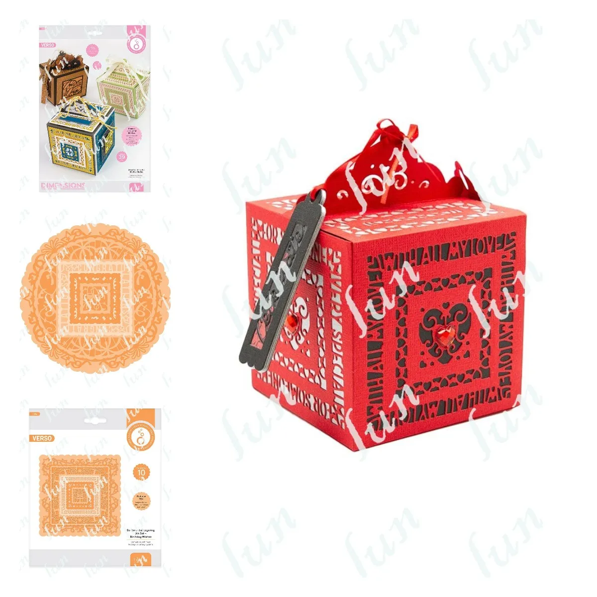 

Diy Birthday Wishes Sweet Sentimental Gift Box Metal Cut Dies Set for Handmade Scrapbooking Paper Crafts Cut Stencil Maker Album