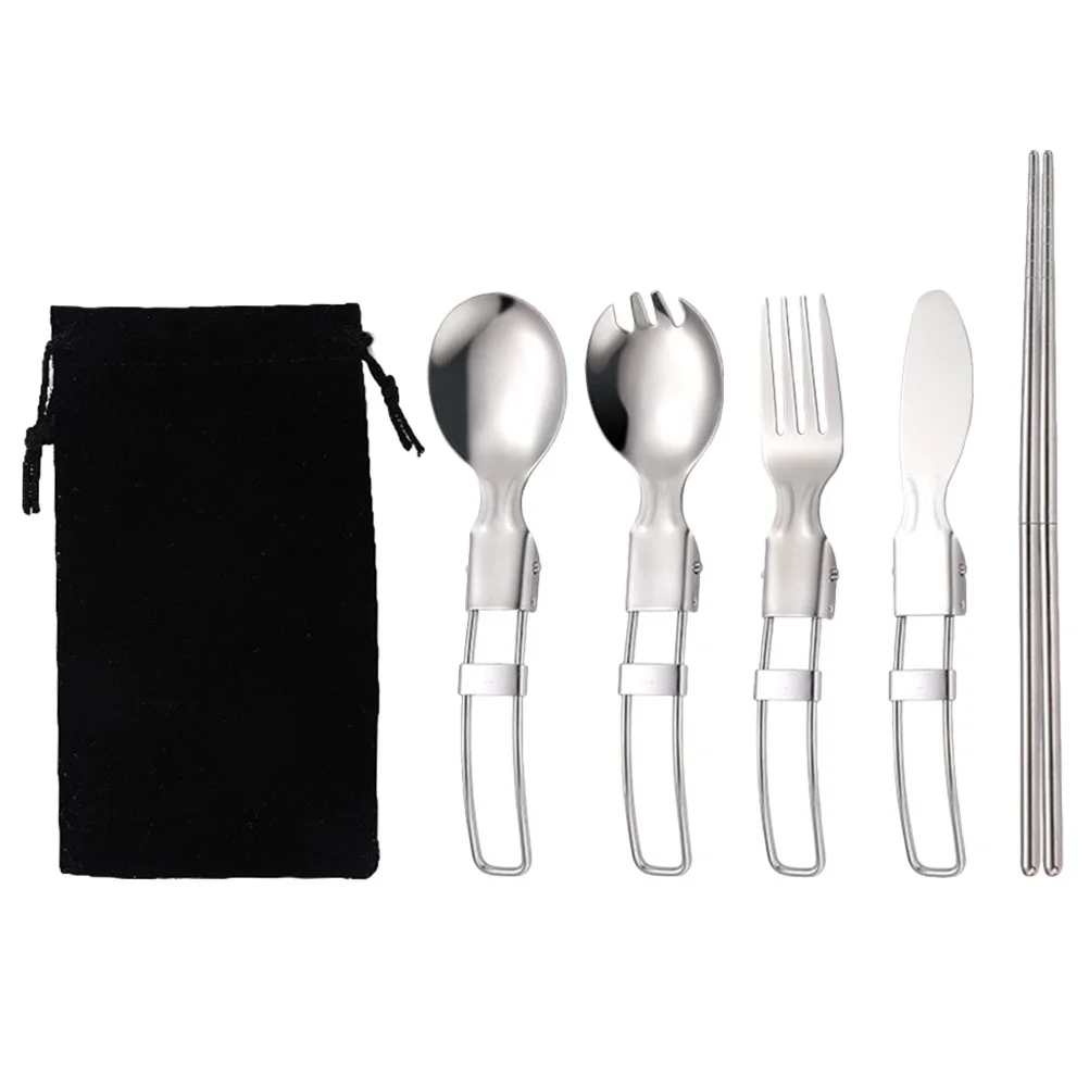 

Set Stainless Cutlery Silverware Steel Utensil Utensils Modern Dinner Kitchen Tableware Picnic Eating Metal Sporks Flatware
