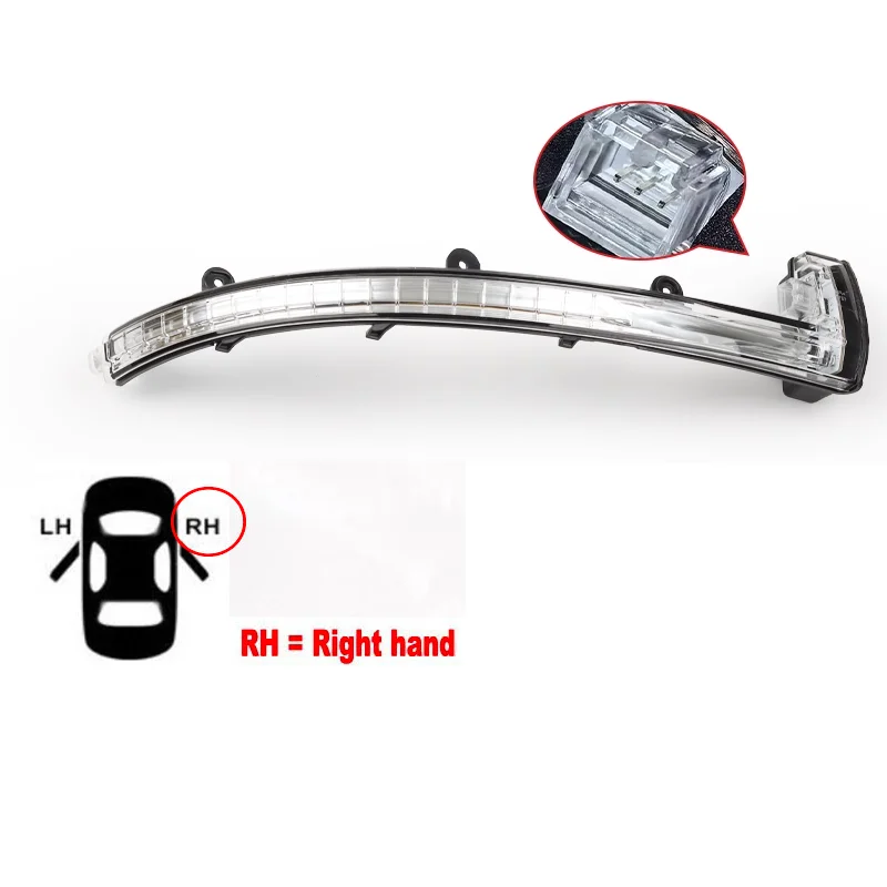 

Автомобильные аксессуары для Volkswagen Taos 2017-2022 зеркало заднего вида, лампа указателя поворота